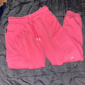 Puma Pink Cargo Joggers